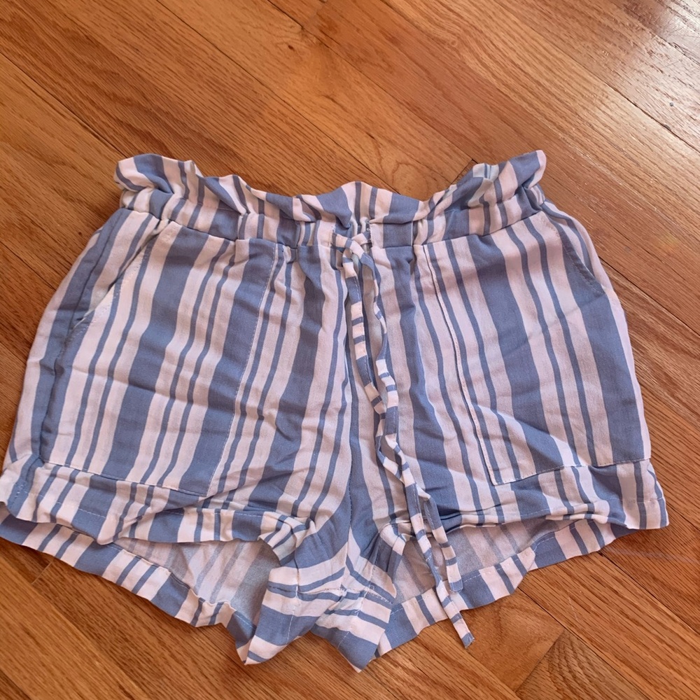 Striped summer shorts